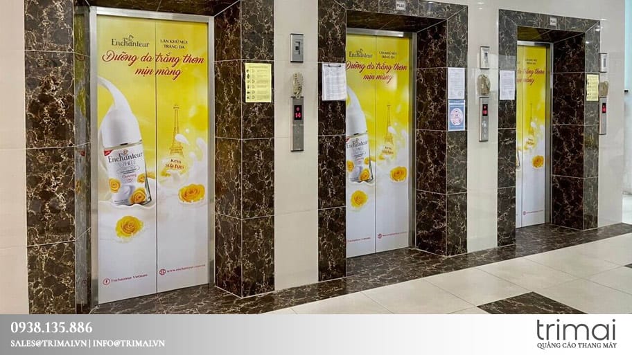 Ngành hàng phù hợp với quảng cáo thang máy tại TP HCM